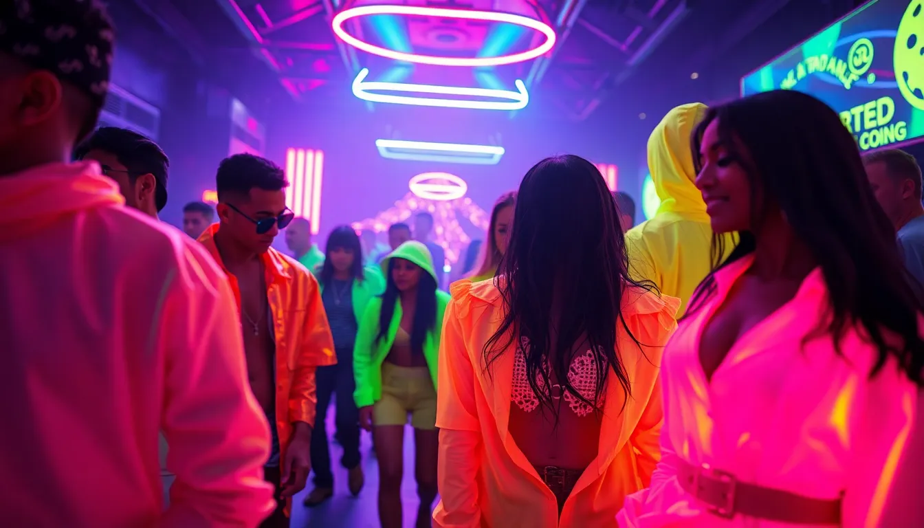 Que ropa llevar a una fiesta neon